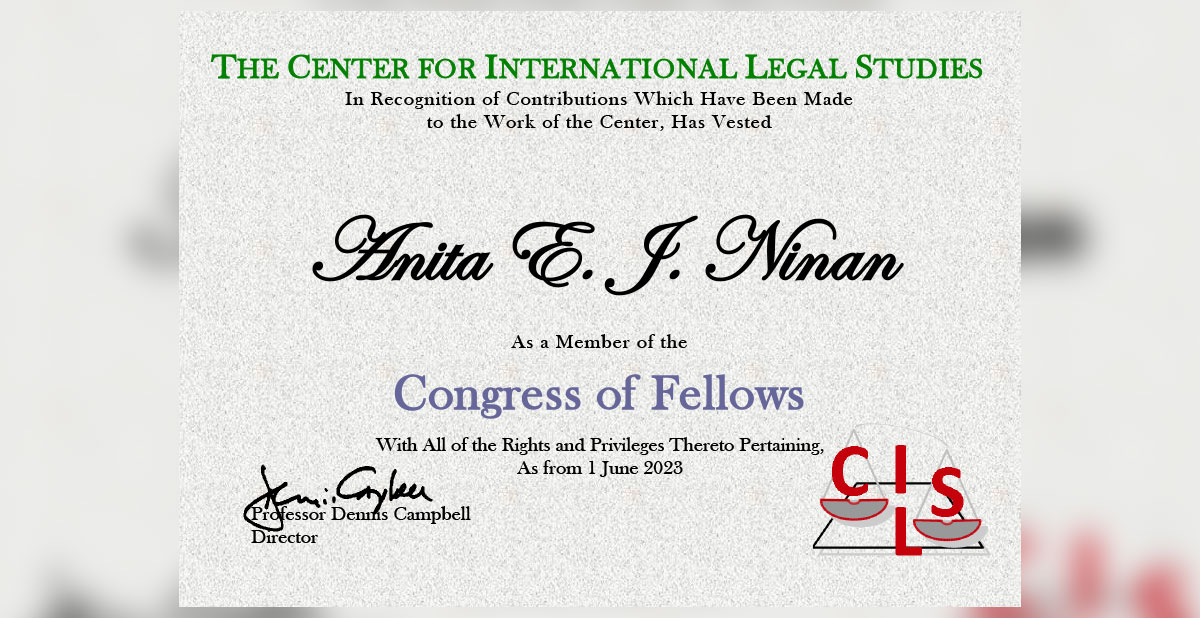 Invited to join the Congress of CILS Fellows